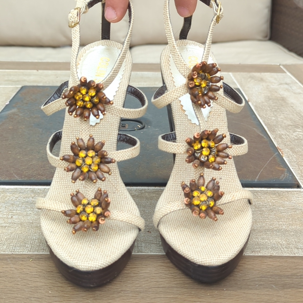 Colin Stuart Strappy Sandals NWOT